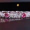14k Gold 10.26 Ctw Natural Sapphire & Diamond Bracelet