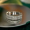 14k Gold 0.68 Ct Natural H Diamond Ring
