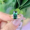 14k Gold 6.40 Ctw Natural Tourmaline & Diamond & Solitaire Ring