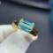 14k Yellow Gold 2.71 Ct Natural Tourmaline & Diamond Ring