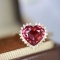 14k Rose Gold 2.65 Ct Natural Tourmaline & Diamond Ring