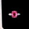 14k Rose Gold 5.44 Ctw Natural Tourmaline & Diamond Ring