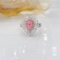 14k Gold 1.79 Ctw Natural Pink Diamond & Diamond Ring/pendant