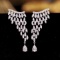 14k Gold 1.30 Ct Natural H Diamond Earrings