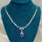 14k Gold 2.38 Ct Natural H Diamond Necklace