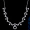 14k Gold 0.98 Ct Natural H Diamond Necklace
