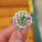 14k Gold 1.14 Ctw Natural Sapphire & Diamond Ring