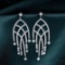14k Gold 3.46 Ctw Natural H Diamond Earrings