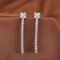 14k Gold 1.11 Ctw Natural H Diamond Earrings