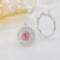 14k Gold 1.33 Ctw Natural Pink Diamond & Diamond Ring/pendant