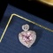 14k Gold 2.48 Ctw Natural Morganite & Diamond Pendant