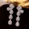 14k Gold 1.5 Ct Natural H Diamond Earrings