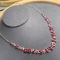 14k Gold 14.4 Ctw Natural Ruby & Diamond Necklace