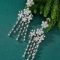 14k Gold 3.02 Ctw Natural H Diamond Earrings