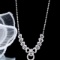14k Gold 0.63 Ct Natural H Diamond Necklace