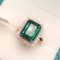14k Gold 6.2 Ct Natural Tourmaline & Diamond Ring