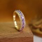 14k Gold 1.70 Ctw Natural Sapphire & Diamond Ring