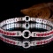 14k Gold 7.10 Ctw Natural Ruby & Diamond Bracelet