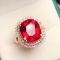 14k Gold 12.68 Ct Natural Tourmaline & Diamond Ring