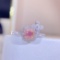 14k Gold 0.58 Ctw Natural Pink Diamond & Diamond Ring