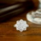 14k Gold 0.65 Ct Natural H Diamond & Flowers Ring