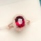 14k Gold 2.2 Ct Natural Tourmaline & Diamond Ring