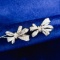 14k Gold 1 Ct Natural H Diamond Earrings