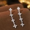 14k Gold 0.4 Ct Natural H Diamond Earrings