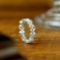 14k Gold 2.1 Ct Natural H Diamond & Eternity Band Ring