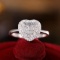 14k Gold 0.30 Ct Natural H Diamond Ring