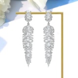 14k Gold 1.44 Ct Natural H Diamond Earrings
