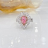 14k Gold 1.79 Ctw Natural Pink Diamond & Diamond Ring/pendant