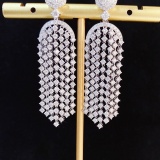 14k Gold 5 Ct Natural H Diamond Earrings