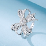 14k Gold 0.68 Ctw Natural H Diamond Ring