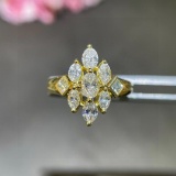 14k Gold 1.05 Ct Natural H Diamond Ring