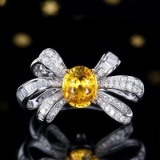 14k Gold 3.02 Ctw Natural Sapphire & Diamond Ring/pendant