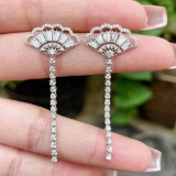 14k Gold 1.43 Ct Natural H Diamond Earrings