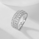 14k Gold 0.71 Ctw Natural H Diamond Ring