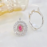 14k Gold 1.33 Ctw Natural Pink Diamond & Diamond Ring/pendant