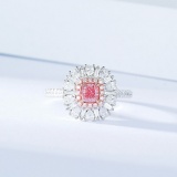 14k Gold 1.30 Ctw Natural Pink Diamond & Diamond Ring/pendant