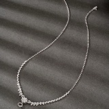 14k Gold 2.38 Ctw Natural H Diamond Necklace