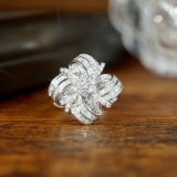 14k Gold 0.75 Ct Natural H Diamond Ring