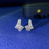 14k Gold 0.64 Ct Natural H Diamond Earrings