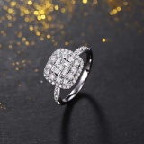 14k Gold 0.90 Ct Natural H Diamond Ring