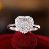 14k Gold 0.30 Ct Natural H Diamond Ring