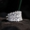 14k Gold 2.00 Ct Natural H Diamond Ring