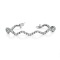 14k Gold 2.44 Ct Natural H Diamond Bracelet