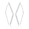 14k Gold 1.20 Ct Natural H Diamond Earrings