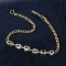 14k Gold 2.04 Ctw Natural Aquamarine & Diamond Bracelet