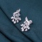 14k Gold 1.42 Ct Natural H Diamond Earrings